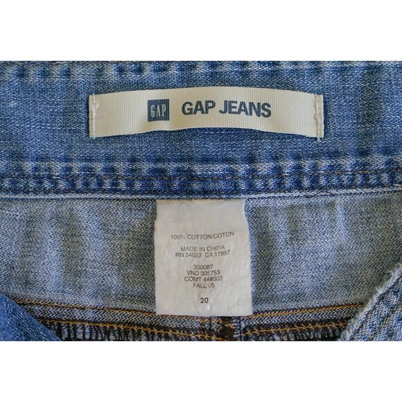 VTG Y2K Gap Jeans Denim Mini Pleated Skirt 20 Preppy Emo grunge Americana Retro - Picture 3 of 13